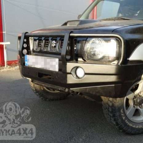 Bara-fata-OFF-ROAD-cu-bull-bar-Suzuki-Jimny-III-04-12-1.3-DDiS Bara-fata-OFF-ROAD-cu-bull-bar-Suzuki-Jimny-III-04-12-1.3-DDiS