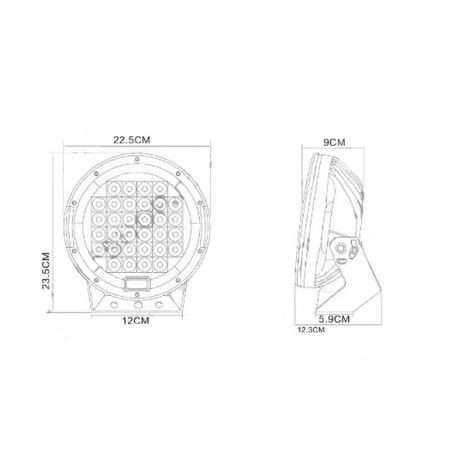 GTC-0996-proiector-led-96w-offroad-4x4-1 GTC-0996-proiector-led-96w-offroad-4x4-1